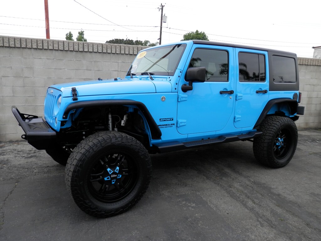 Used 2017 Jeep Wrangler JK Unlimited Sport S PKG (4 INCH FOX PERFORMANCE SERIES LIFT) SUV