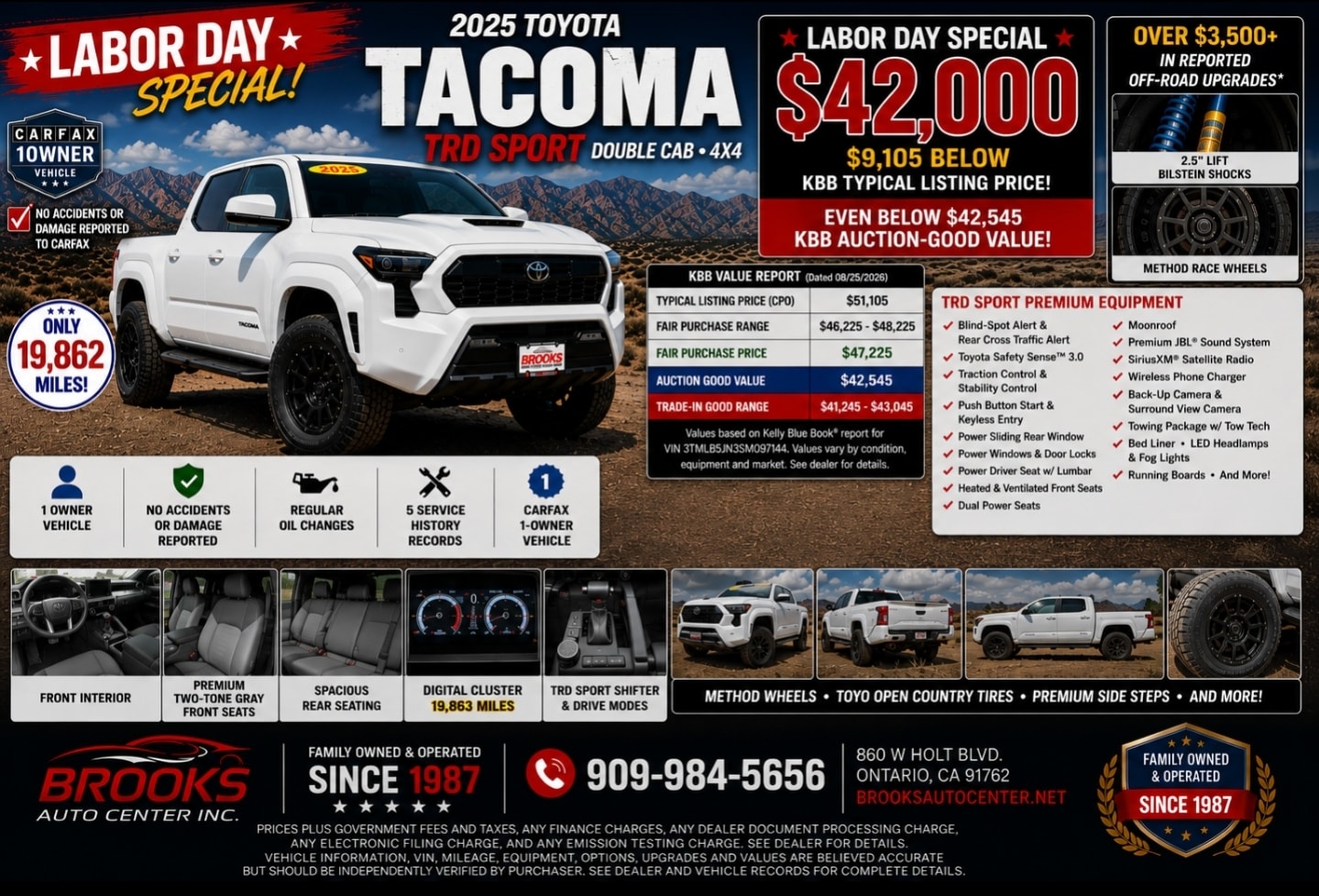 ICE CAP 2025 Toyota Tacoma Pickup Truck Four-Wheel Drive 8-Speed Automatic