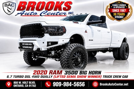 2020 Ram 3500 BIG HORN 6.7 TURBO DSL 4WD DUALLY(LIFTED SEMA SHOW WINNER) Truck Crew Cab