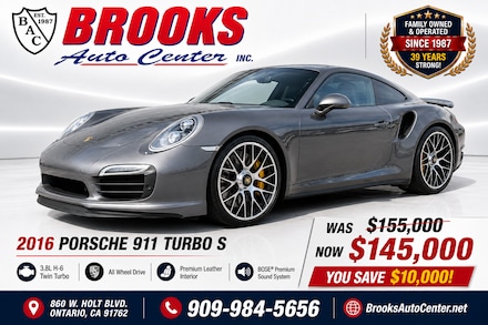 2016 Porsche 911 Turbo S Coupe