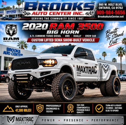 2020 Ram 3500 BIG HORN 6.7 TURBO DSL 4WD DUALLY(LIFTED SEMA SHOW WINNER) Truck Crew Cab