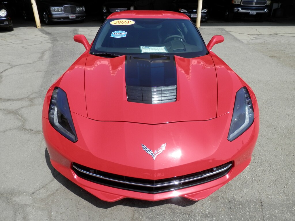 Used 2018 Chevrolet Corvette Stingray Z51 W/3LT Pkg. (Actual 15946 Miles) Coupe