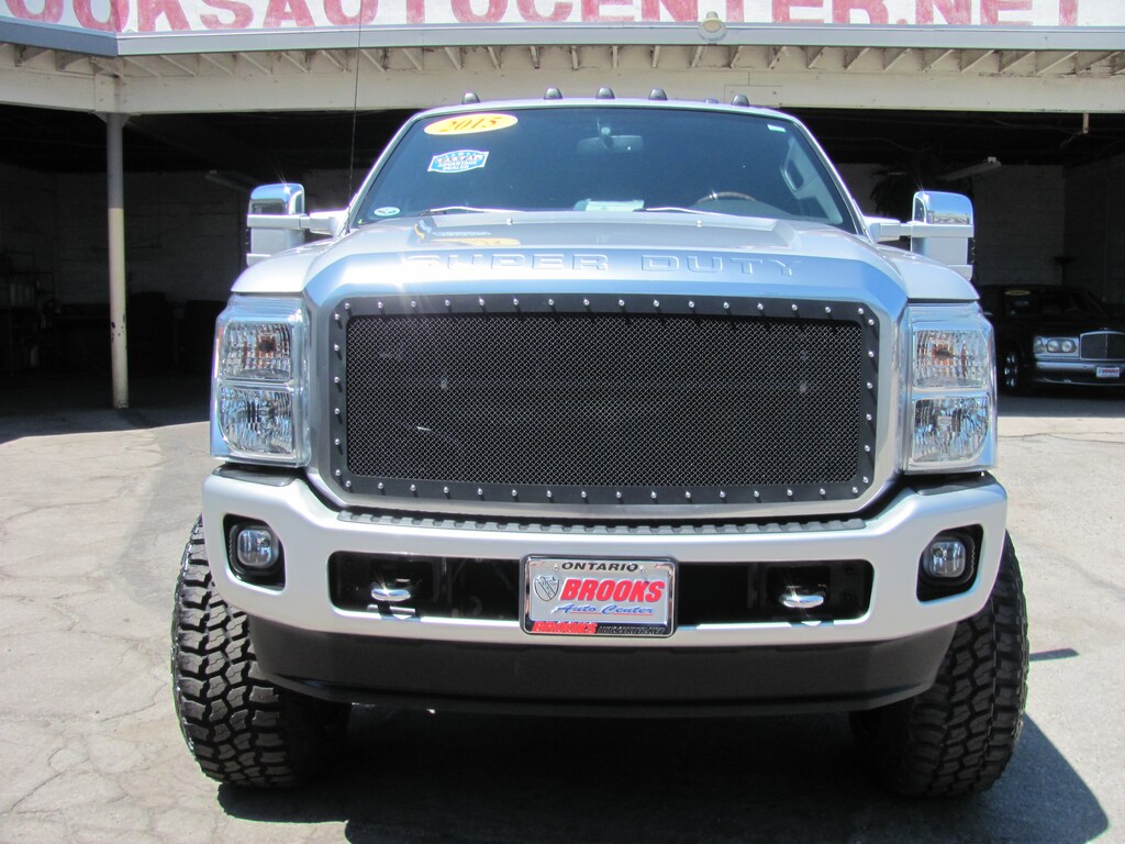 Used 2015 Ford F-250 PLATINUM (4WD)6.7 TURBO DSL(10"CUSTOM LIFT) Truck Crew Cab