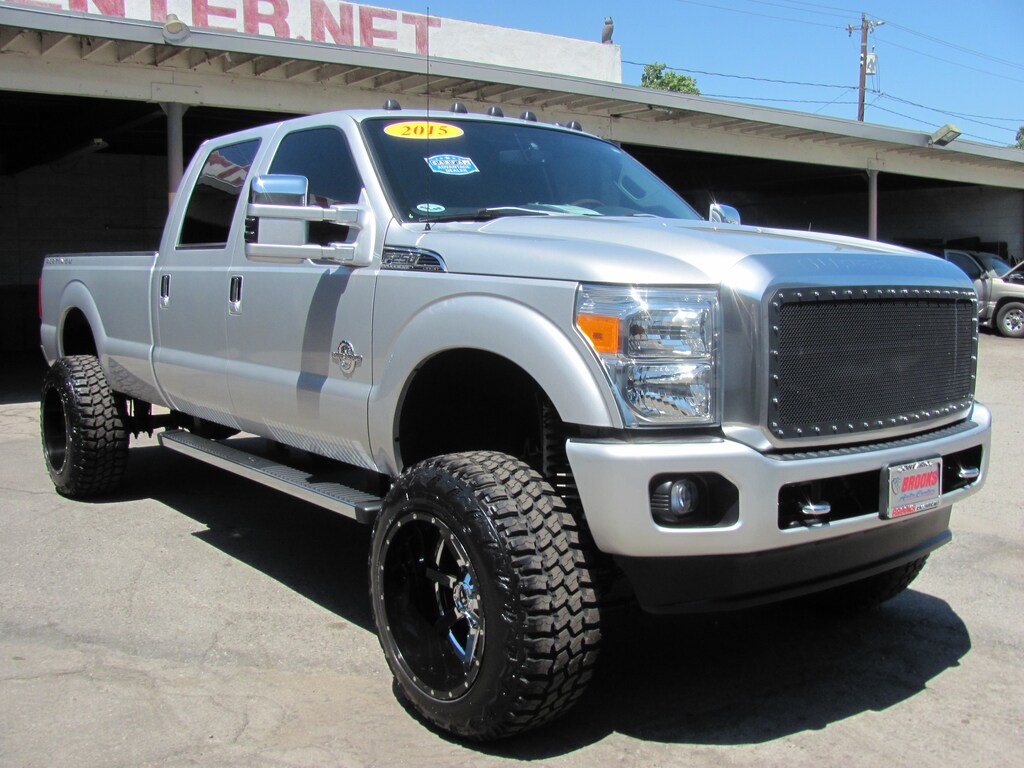 Used 2015 Ford F-250 PLATINUM (4WD)6.7 TURBO DSL(10"CUSTOM LIFT) Truck Crew Cab
