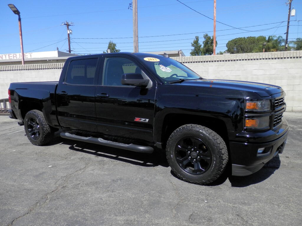 Used 2015 Chevrolet Silverado 1500 LTZ w/2LZ (Z71) (6.2 LITER) (4WD) Truck Crew Cab