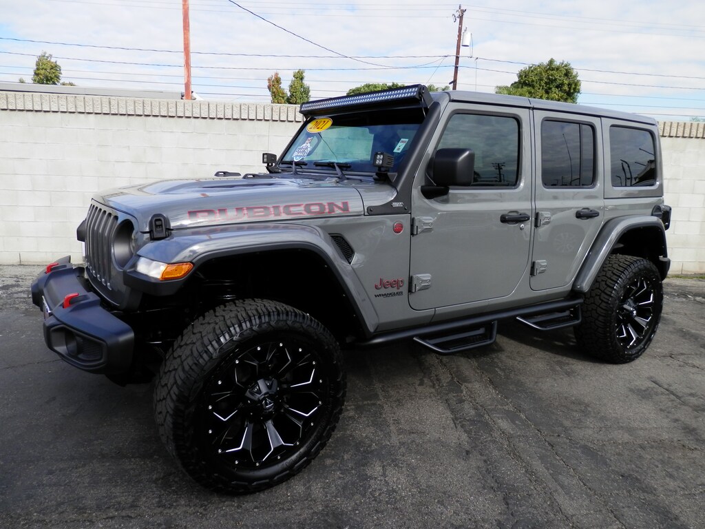 Used 2021 Jeep Wrangler Unlimited Rubicon (LIFTED) (3.0 TURBO DIESEL) SUV