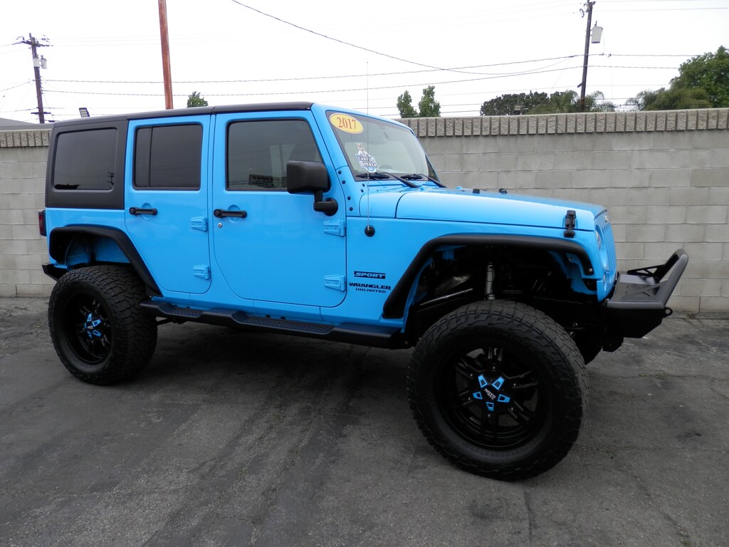 Used 2017 Jeep Wrangler JK Unlimited Sport S PKG (4 INCH FOX PERFORMANCE SERIES LIFT) SUV