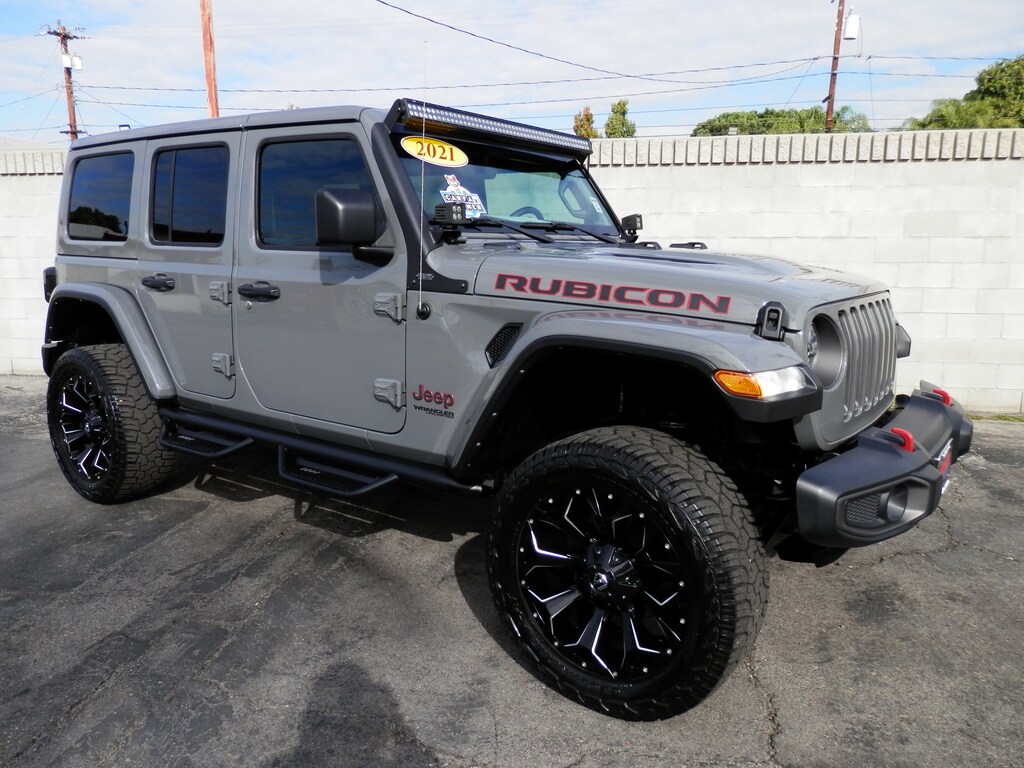 Used 2021 Jeep Wrangler Unlimited Rubicon (LIFTED) (3.0 TURBO DIESEL) SUV