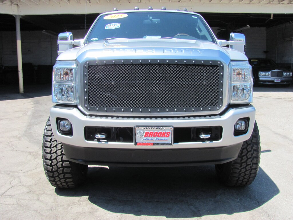 Used 2015 Ford F-250 PLATINUM (4WD)6.7 TURBO DSL(10"CUSTOM LIFT) Truck Crew Cab