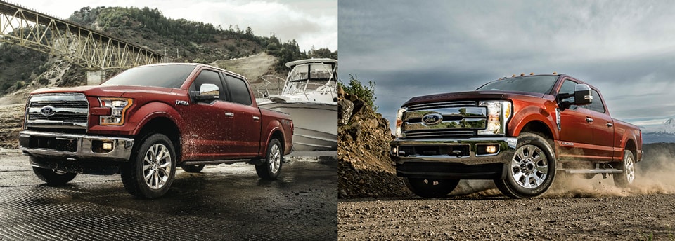 Compare the Ford F-150 vs. F-250 Super Duty in Butte, MT