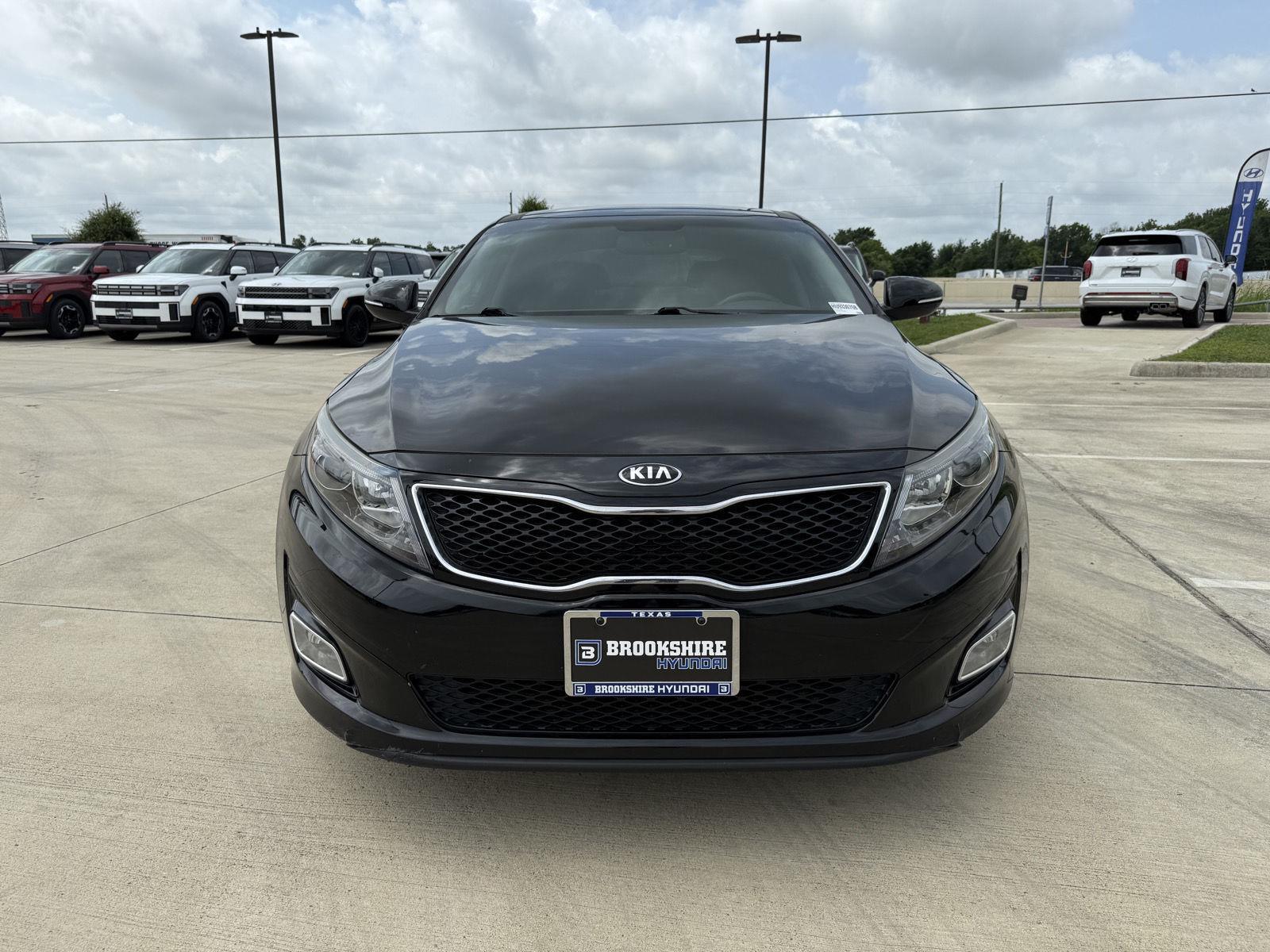 Used 2015 Kia Optima EX with VIN 5XXGN4A73FG516637 for sale in Brookshire, TX