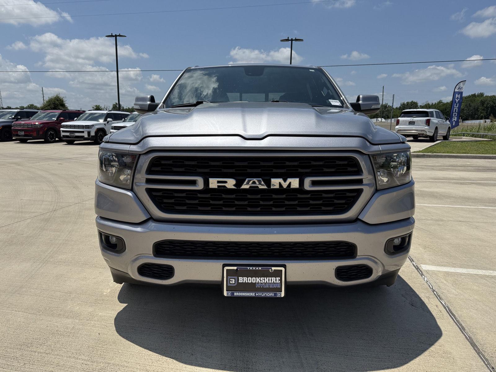 Used 2022 RAM Ram 1500 Pickup Big Horn/Lone Star with VIN 1C6SRFMTXNN458619 for sale in Brookshire, TX