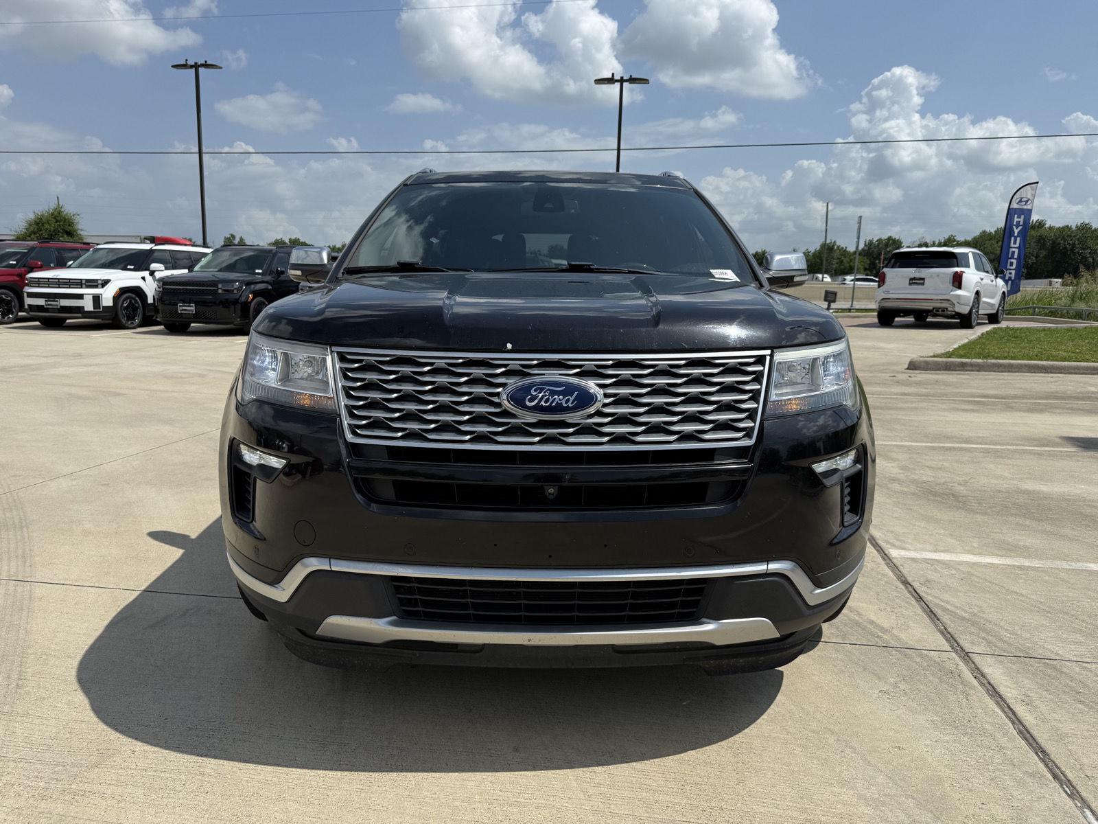 Used 2019 Ford Explorer Platinum with VIN 1FM5K8HT5KGA68748 for sale in Brookshire, TX