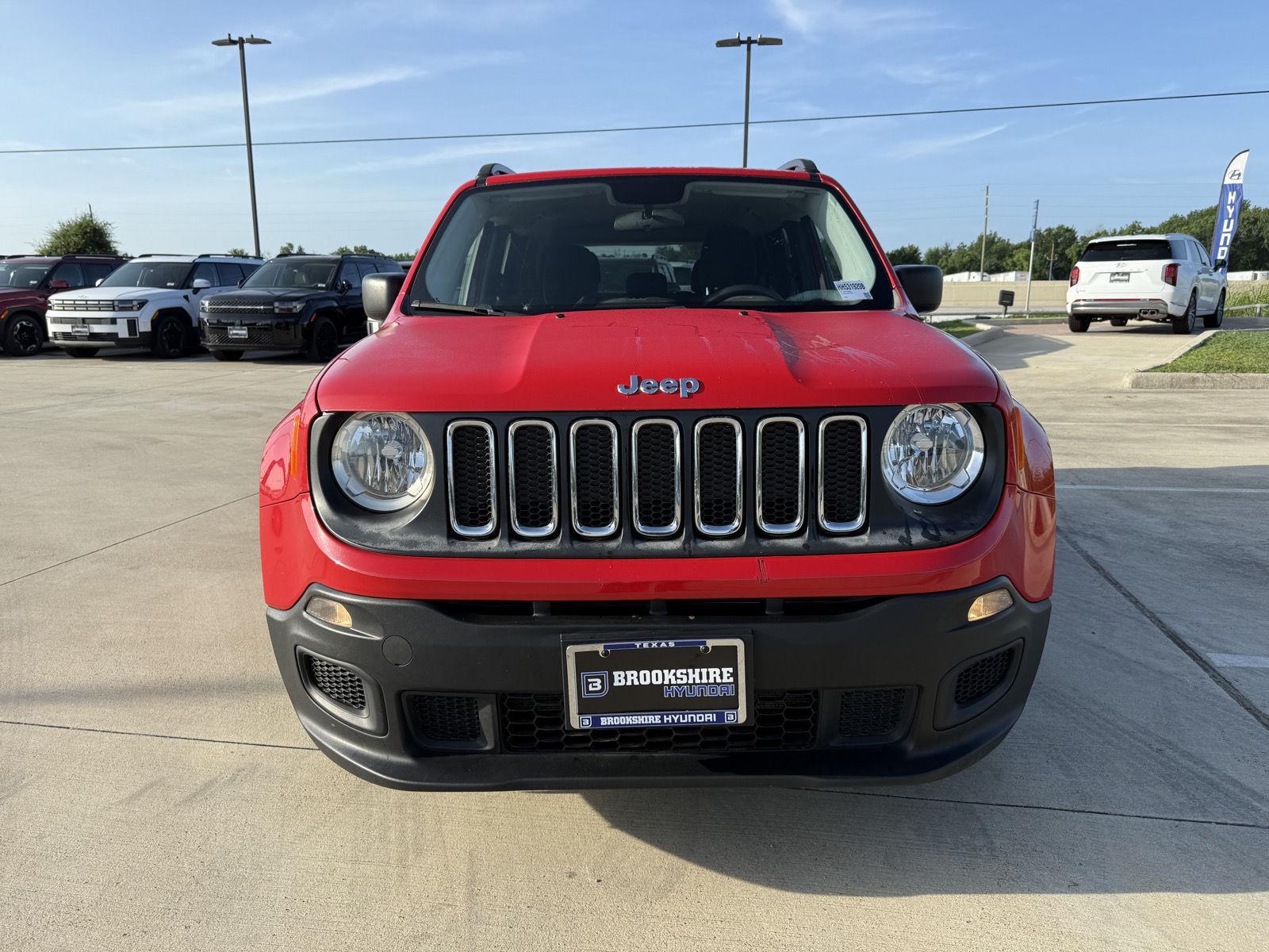 Used 2017 Jeep Renegade Sport with VIN ZACCJAAB1HPF77836 for sale in Brookshire, TX