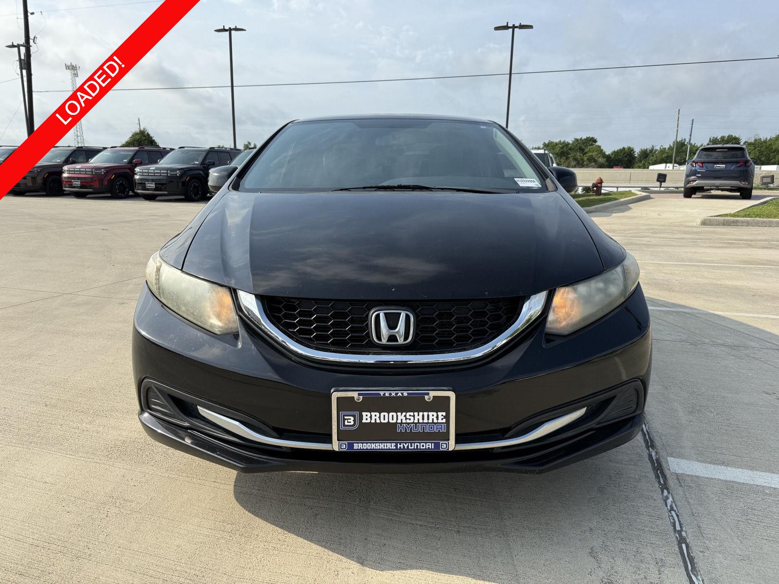 Used 2013 Honda Civic LX with VIN 19XFB2F50DE002170 for sale in Brookshire, TX