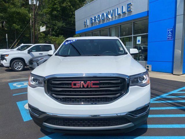 Used 2019 GMC Acadia SLE-1 with VIN 1GKKNRLA1KZ188596 for sale in Brookville, PA