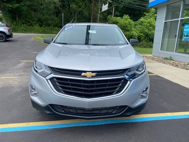 Used 2021 Chevrolet Equinox LS with VIN 3GNAXSEV2MS110599 for sale in Brookville, PA