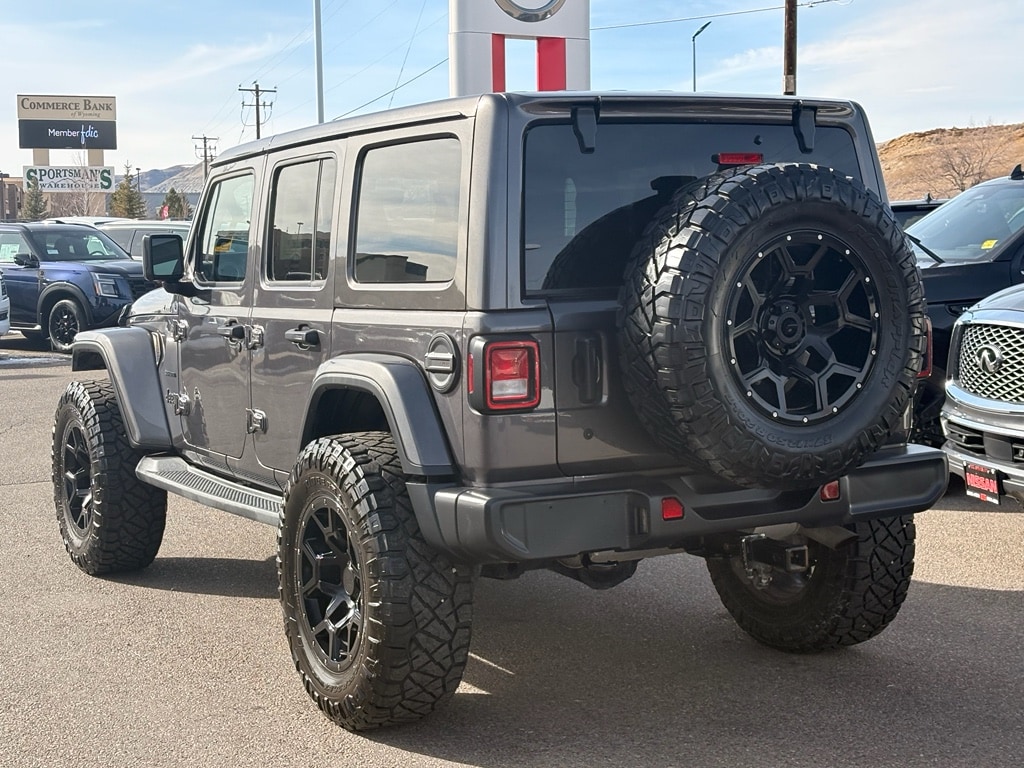 Used 2019 Jeep Wrangler Unlimited Sahara Wagon; Open Body