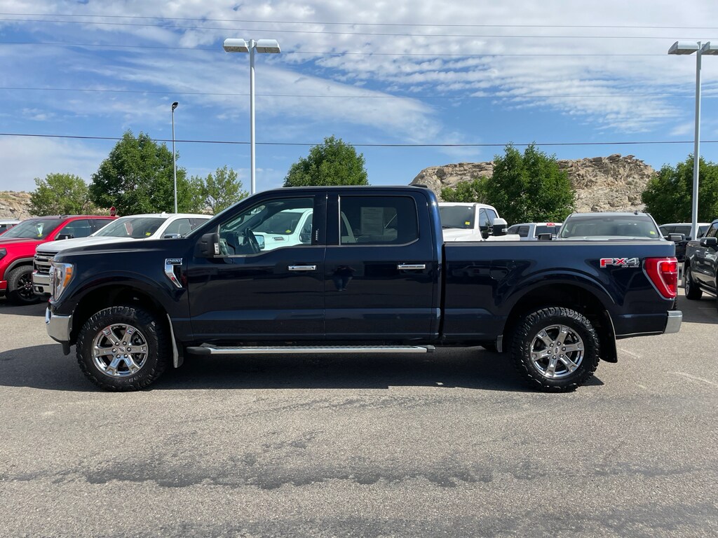 Used 2023 Ford F-150 XLT with VIN 1FTFW1E58PKD99855 for sale in Rock Springs, WY