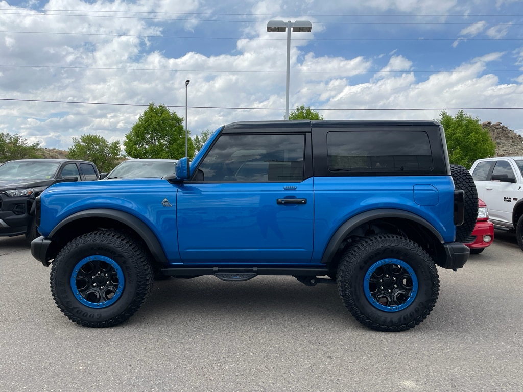 Used 2022 Ford Bronco 2-Door Black Diamond with VIN 1FMDE5CP0NLB57070 for sale in Rock Springs, WY