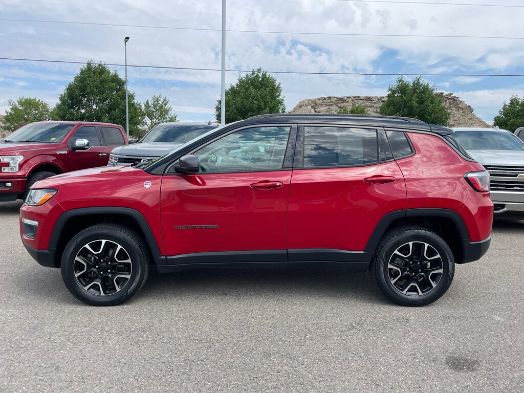 Used 2020 Jeep Compass Trailhawk with VIN 3C4NJDDB4LT195629 for sale in Rock Springs, WY