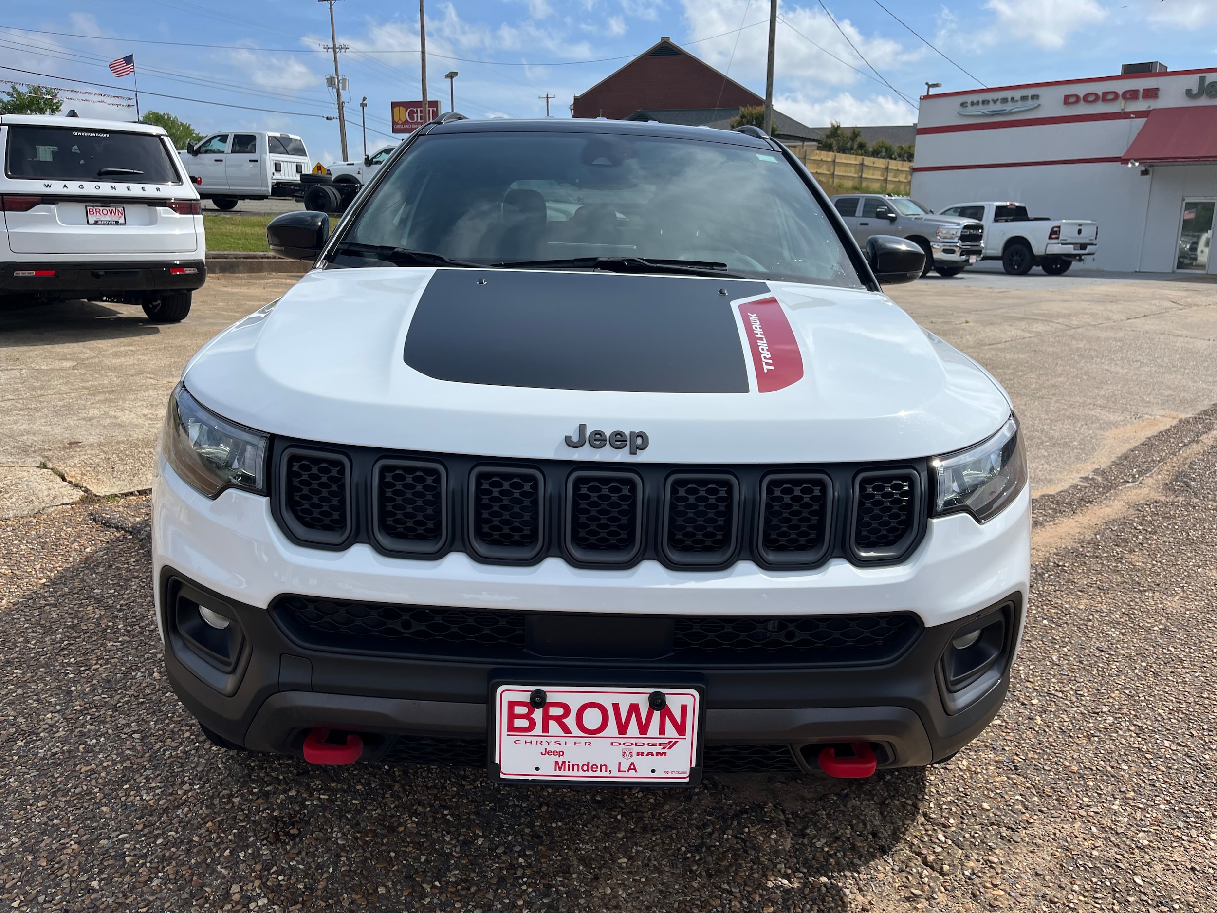 Certified 2024 Jeep Compass Trailhawk with VIN 3C4NJDDN3RT595488 for sale in Minden, LA