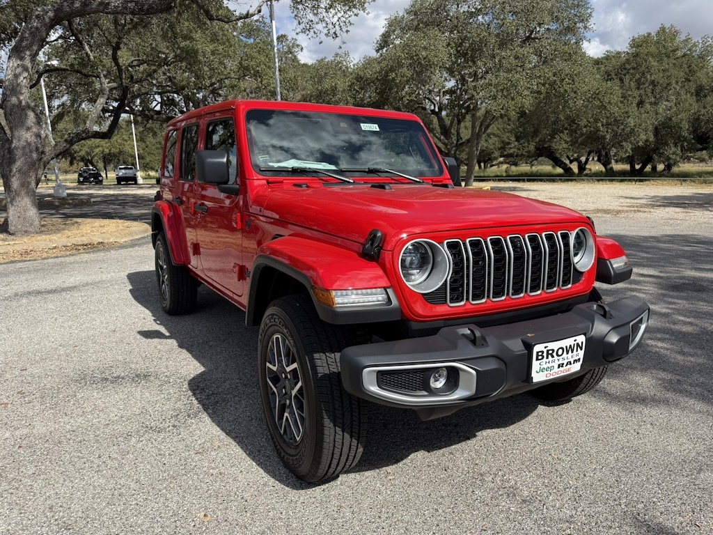 New 2025 Jeep Wrangler 4-DOOR SAHARA Sport Utility
