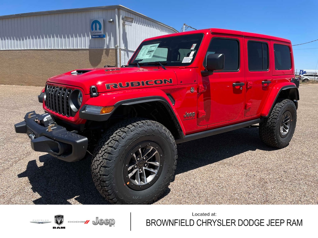 New 2024 Jeep Wrangler 4DOOR RUBICON 392 For Sale Brownfield TX