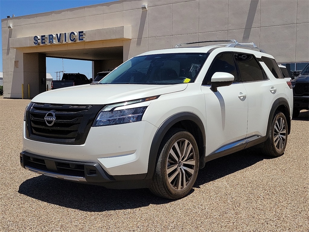 Used 2023 Nissan Pathfinder Platinum with VIN 5N1DR3DJ6PC244719 for sale in Brownfield, TX