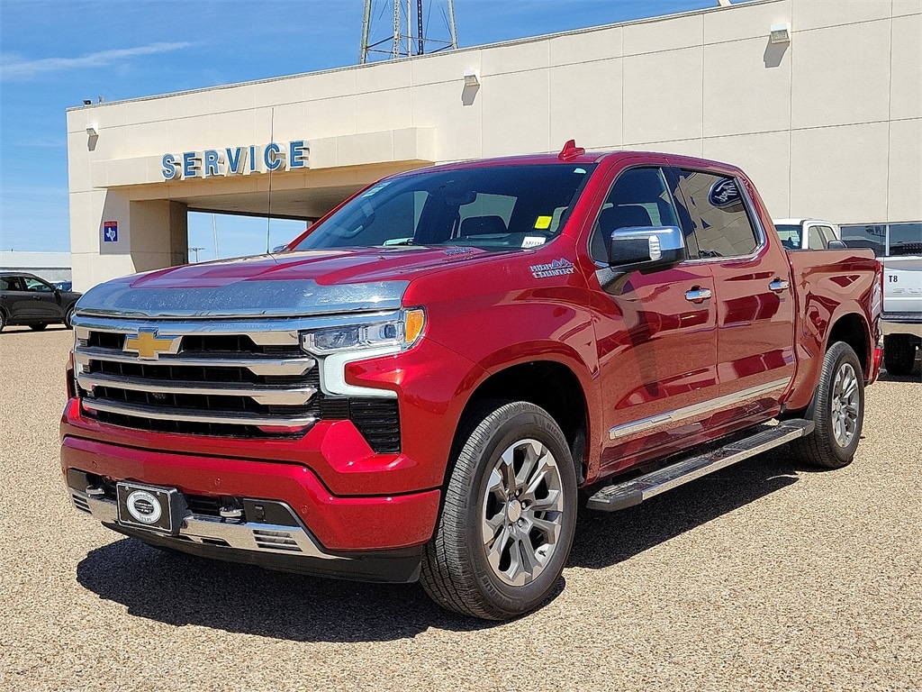 Used 2023 Chevrolet Silverado 1500 High Country with VIN 1GCUDJE88PZ148316 for sale in Brownfield, TX