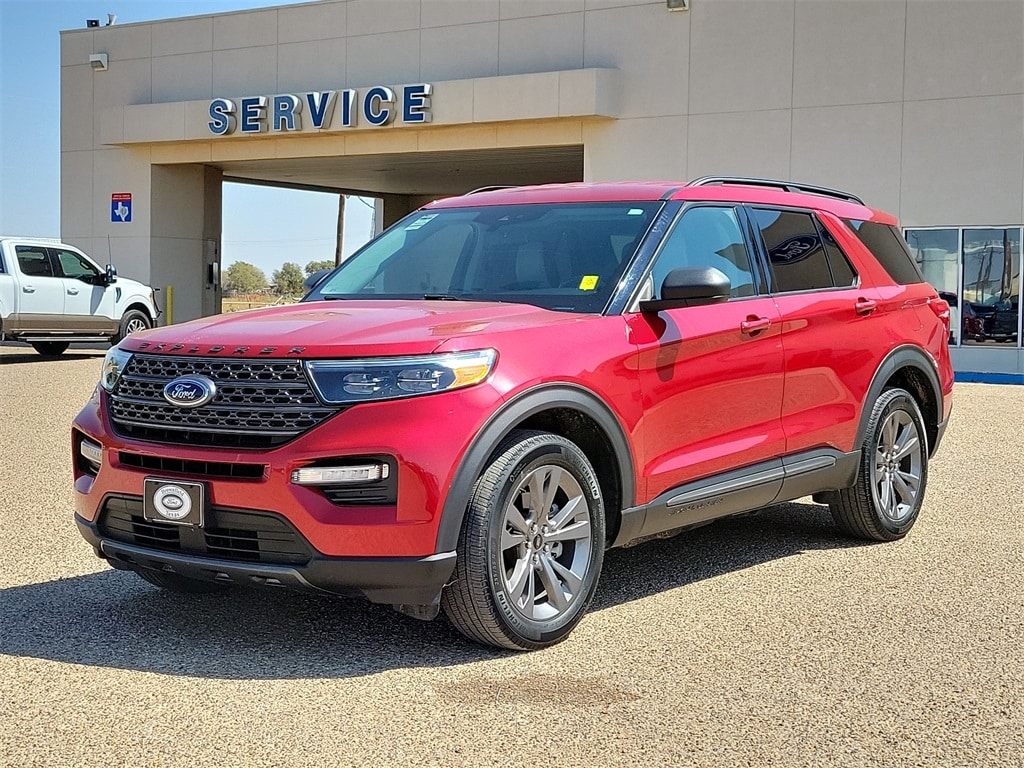 Used 2021 Ford Explorer XLT with VIN 1FMSK8DH1MGA70858 for sale in Brownfield, TX