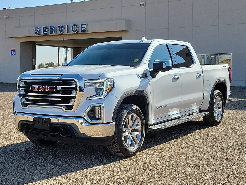 Used 2022 GMC Sierra 1500 Limited SLT with VIN 3GTU9DETXNG197523 for sale in Brownfield, TX