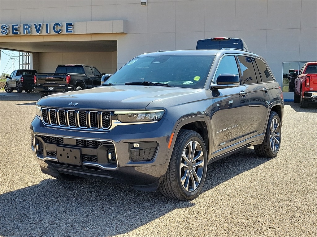 Used 2022 Jeep Grand Cherokee Overland with VIN 1C4RJHDT2N8557430 for sale in Brownfield, TX