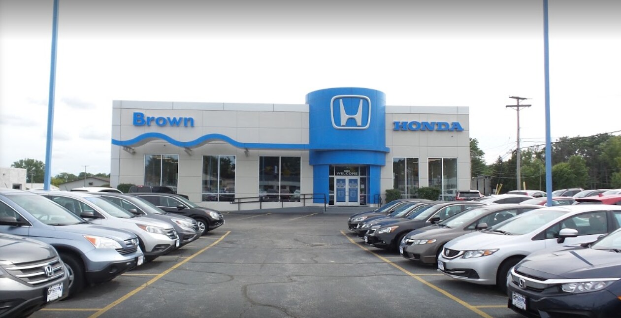Brown Honda Express Service