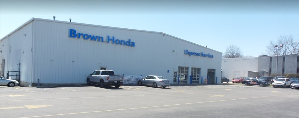 Brown Honda Express Service