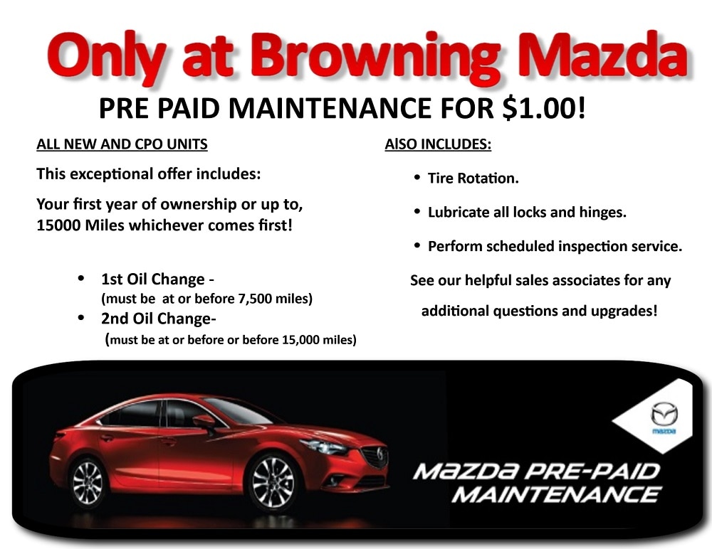 Browning Mazda Service Coupons