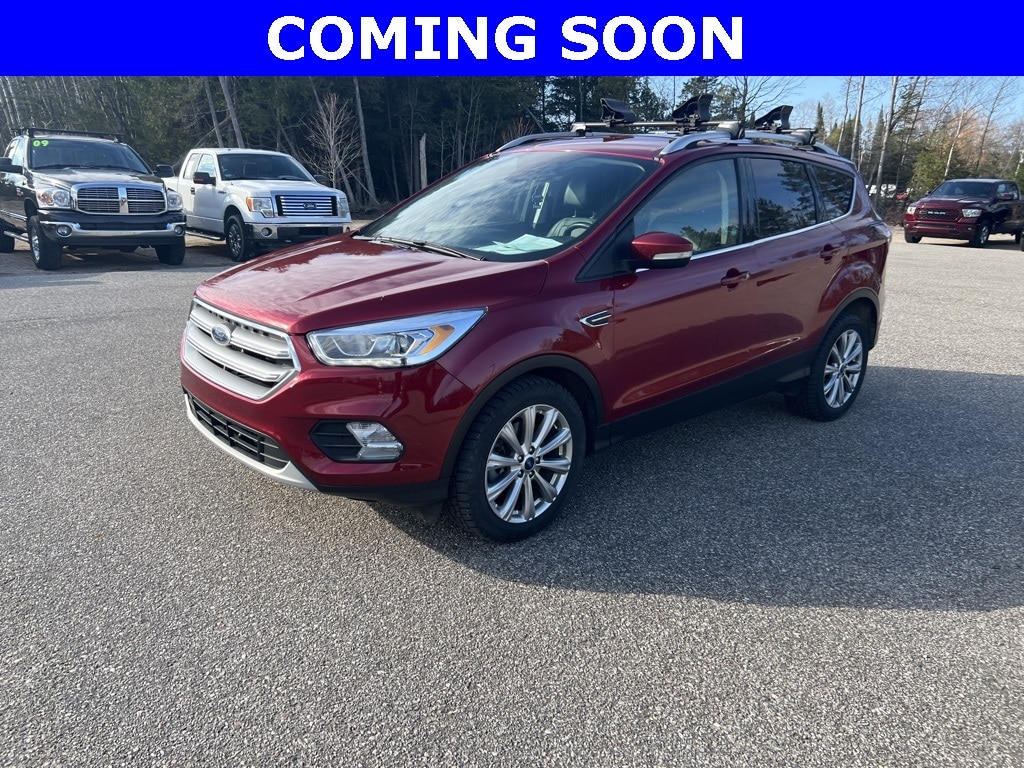 Used 2017 Ford Escape Titanium with VIN 1FMCU9JD3HUD86713 for sale in Petoskey, MI