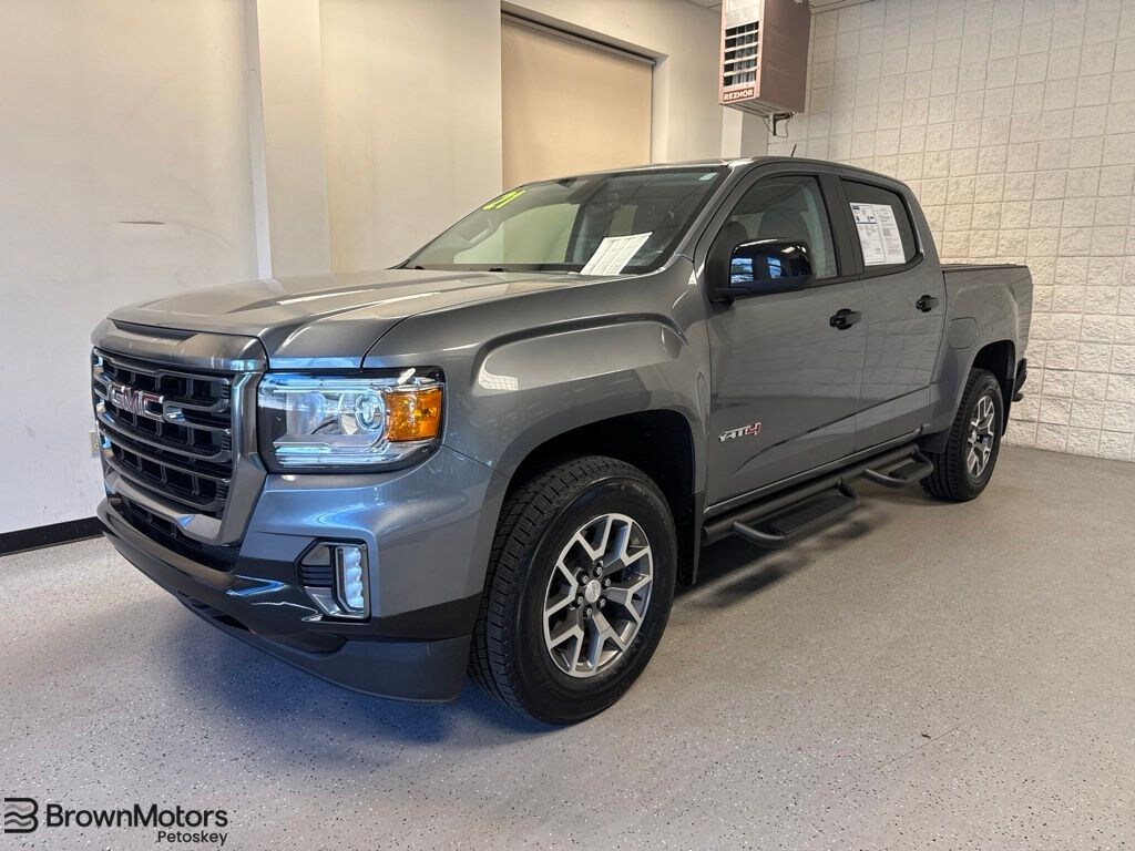 Certified 2021 GMC Canyon AT4 w/Leather Truck Crew Cab