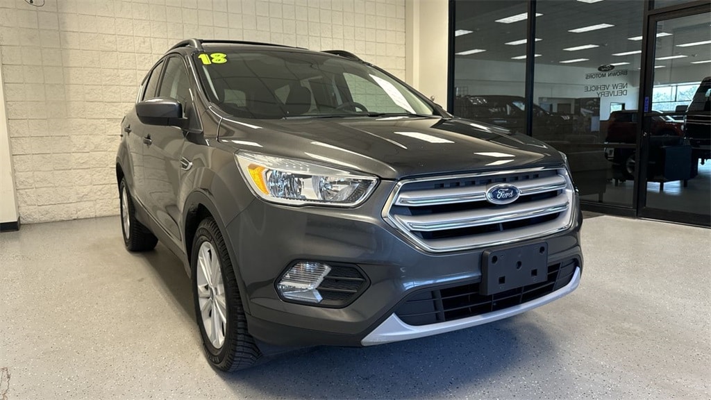 Certified 2018 Ford Escape SE with VIN 1FMCU0GD7JUC42199 for sale in Petoskey, MI