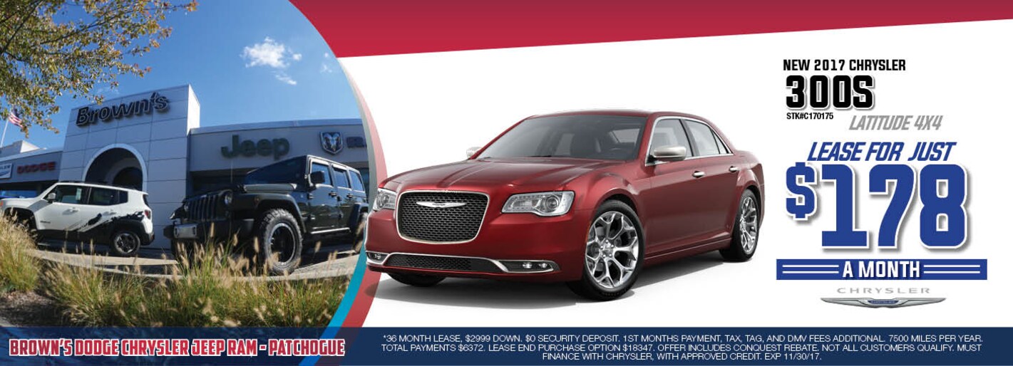 Brown's Long Island Chrysler Dodge Jeep RAM Dealer New York New