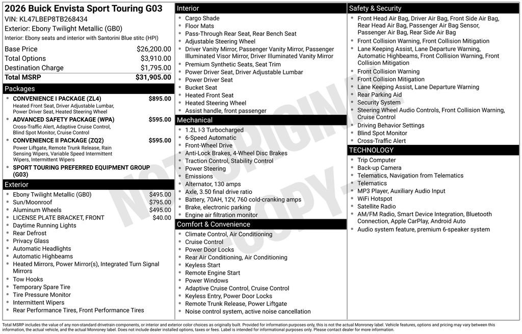 2026 Buick Envista Sport Touring - Photo 10