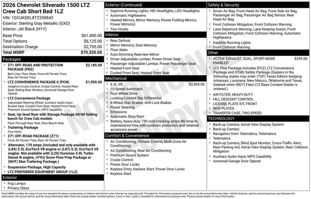 2026 Chevrolet Silverado 1500 LTZ - Photo 10
