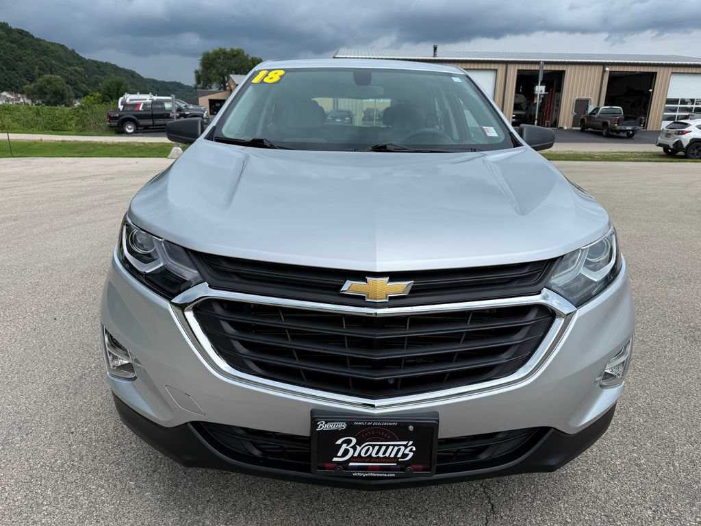 Used 2018 Chevrolet Equinox LS with VIN 2GNAXREV1J6134024 for sale in Guttenberg, IA