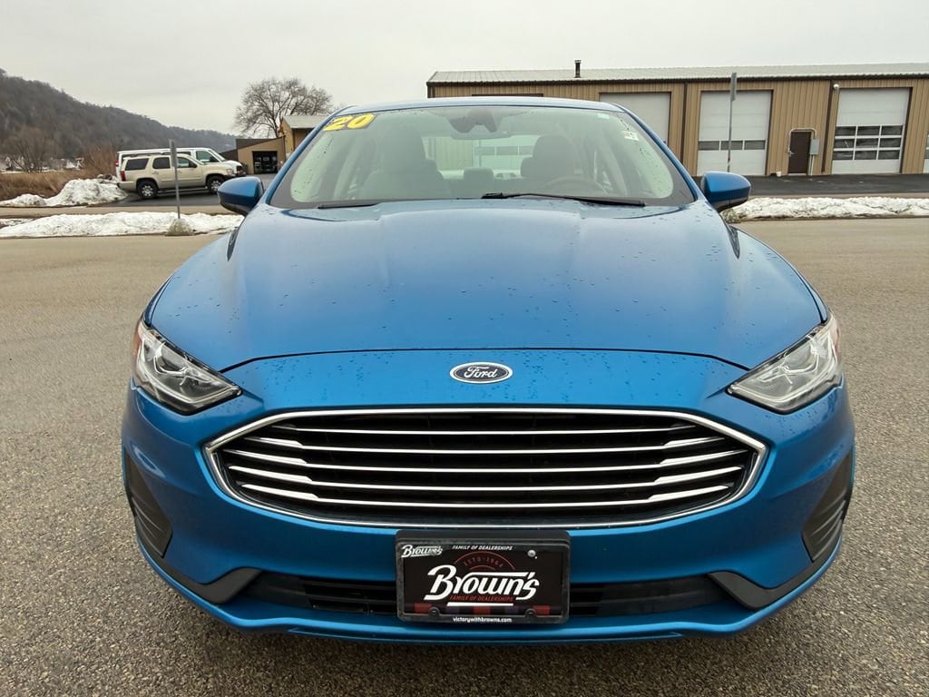 Used 2020 Ford Fusion SE with VIN 3FA6P0T93LR199944 for sale in Guttenberg, IA