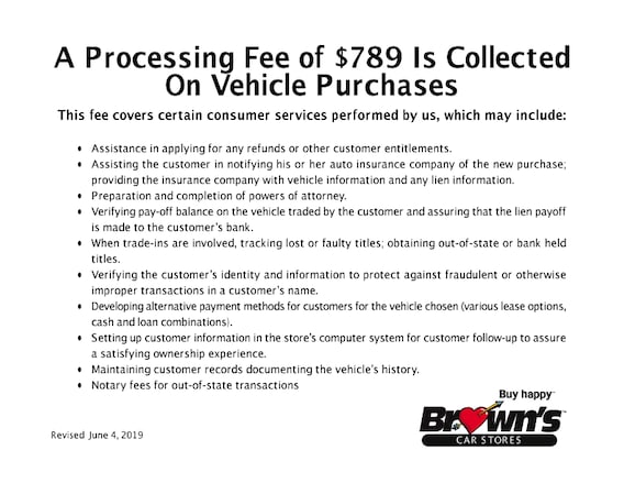 Processing Fee | Hyundai Dealership in VA
