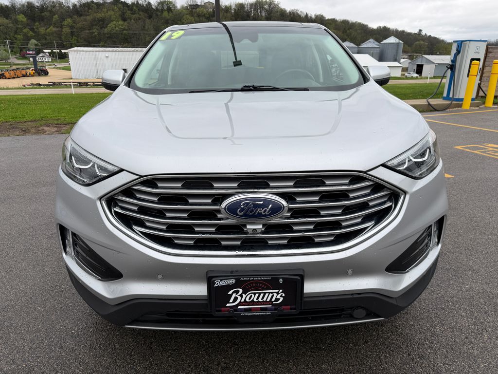 Used 2019 Ford Edge Titanium with VIN 2FMPK4K93KBB82026 for sale in Elkader, IA