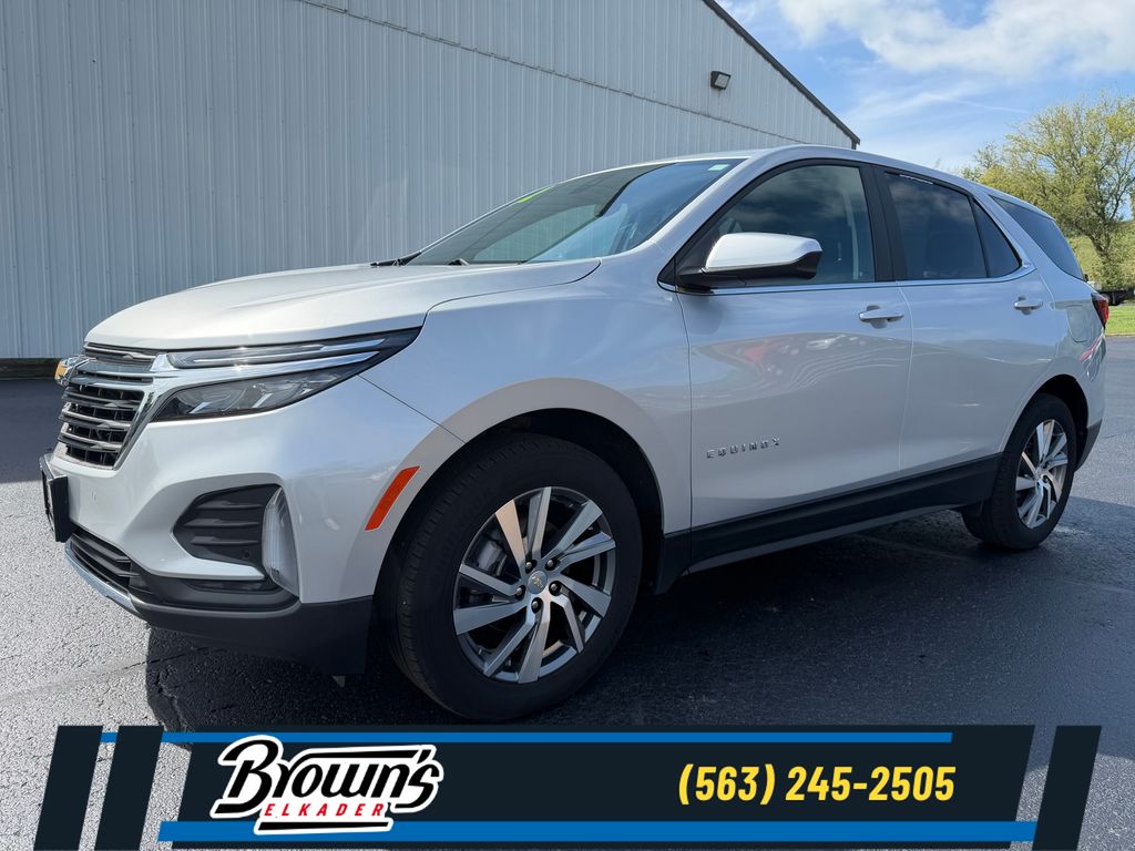 Used 2022 Chevrolet Equinox LT with VIN 3GNAXUEV9NL260796 for sale in Elkader, IA