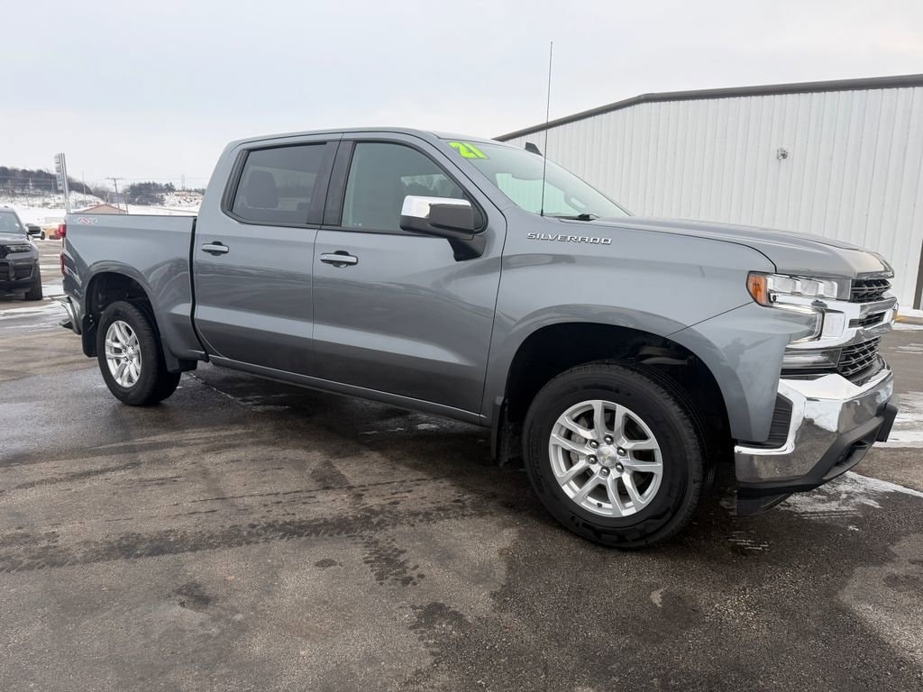 Used 2021 Chevrolet Silverado 1500 LT 4WD Crew Cab 147 LT w/1LT