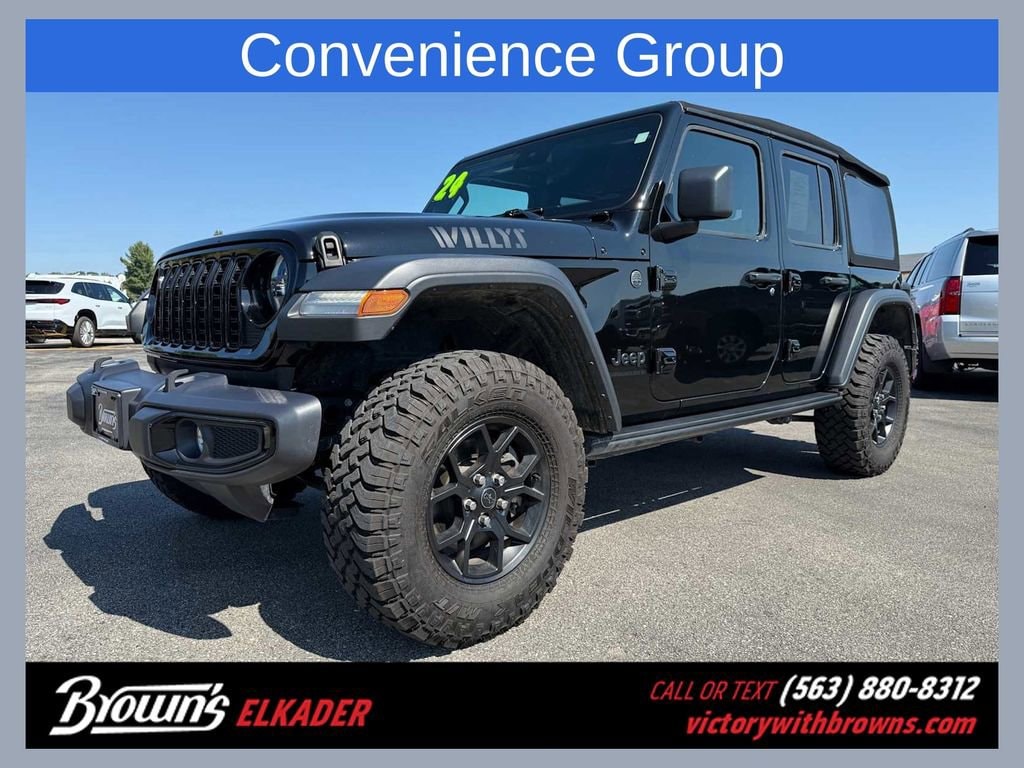 Used 2024 Jeep Wrangler Willys Willys 4x4