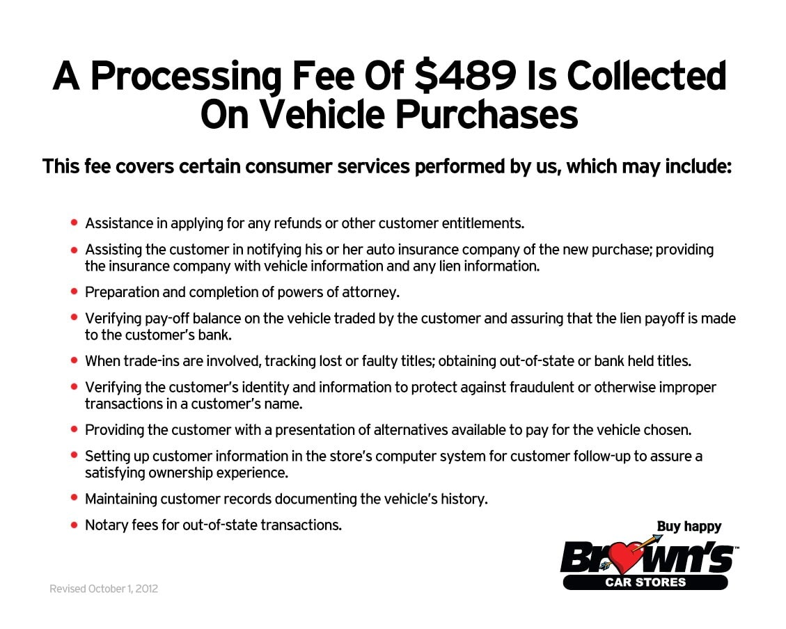 Compare Car Insurance: Compare Vehicle Processing Fees